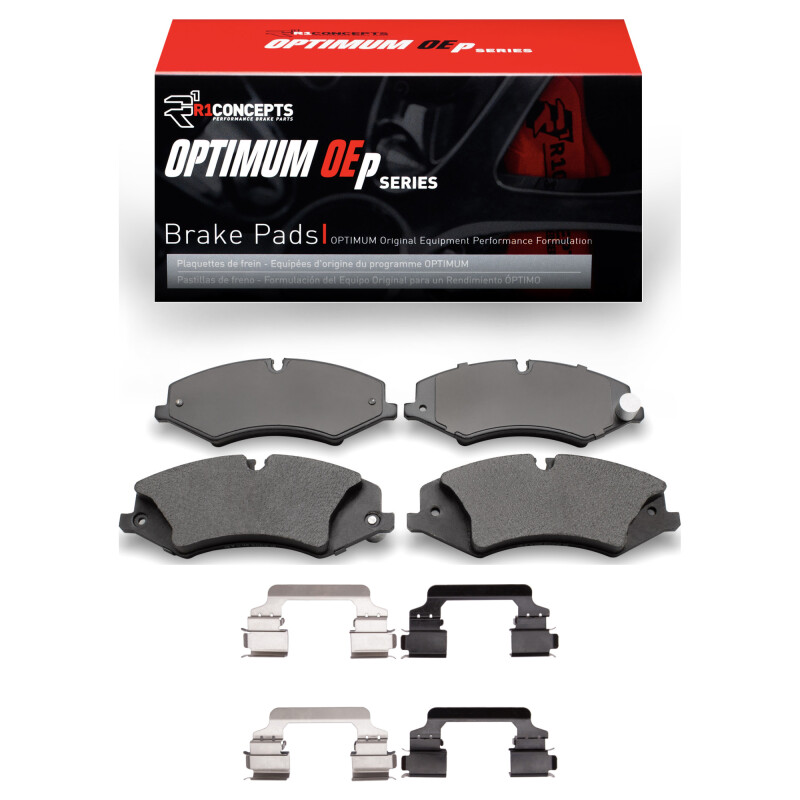 Land Rover Discovery Brake Pads - Front - R1 Concepts - Optimum OE - `10-`17